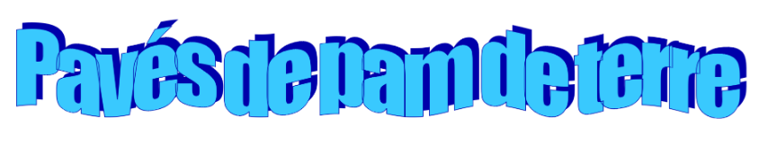 Pavés de pam de terre